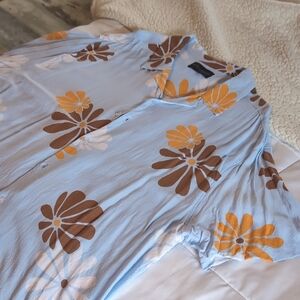 Floral Button-Up Shirt